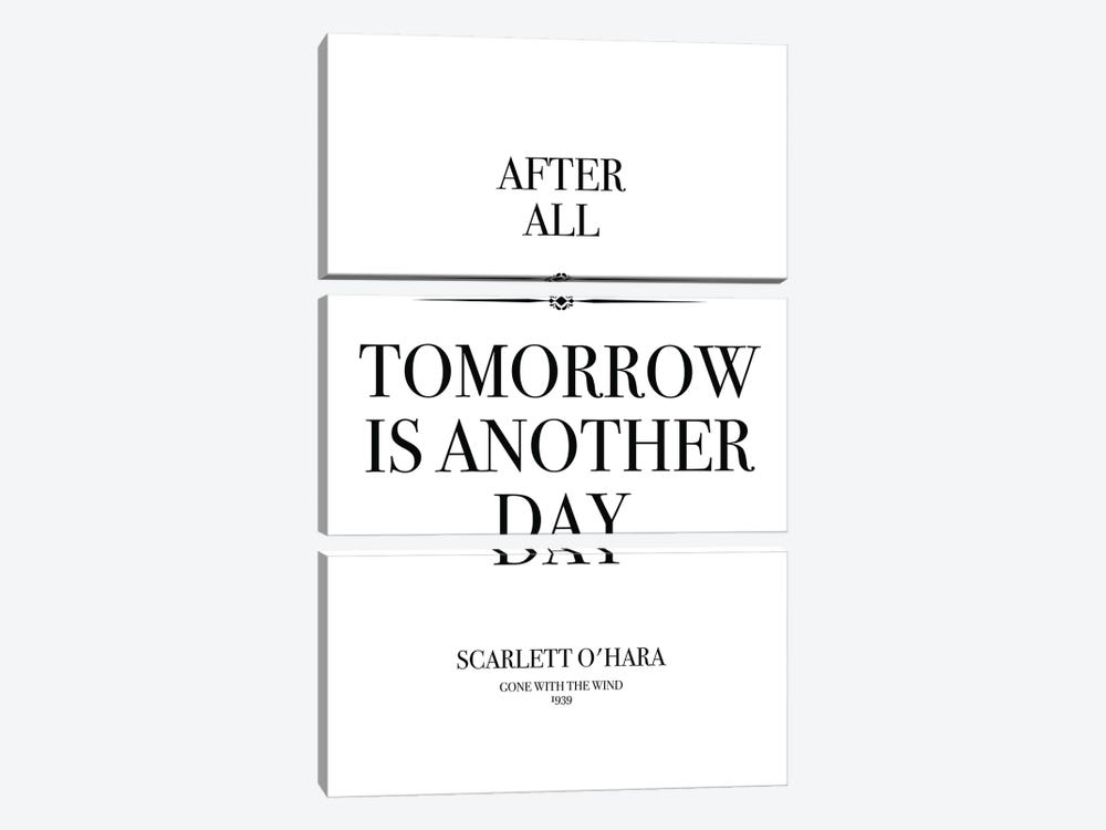 Gone With The Wind After All, Tomorrow Is Another Day by Simon Lavery 3-piece Canvas Art Print