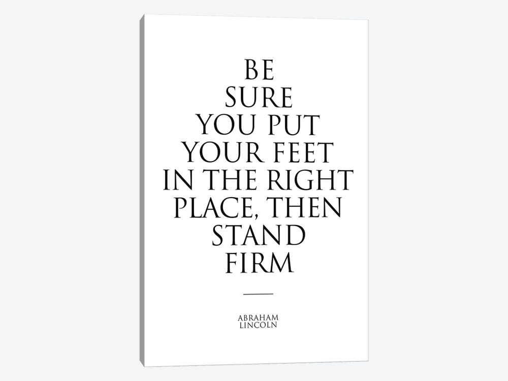 Abraham Lincoln Quote Poster by Simon Lavery 1-piece Art Print