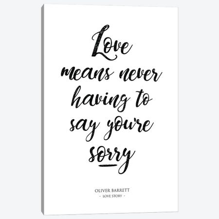 Love Story Canvas Print #SLV57} by Simon Lavery Canvas Art Print