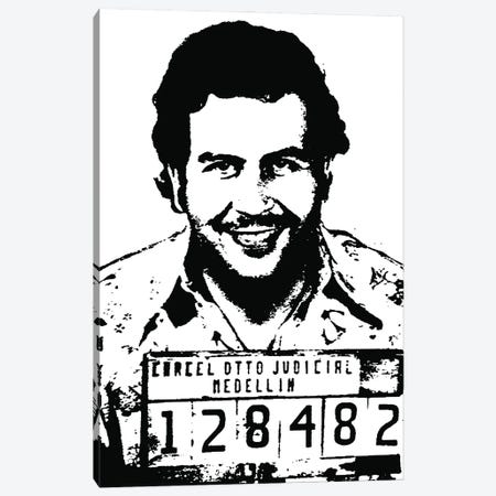 Pablo Escobar. Canvas Print #SLV73} by Simon Lavery Canvas Artwork