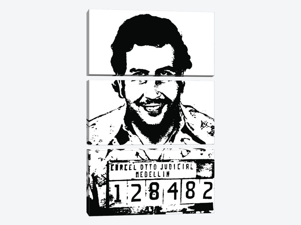 Pablo Escobar. by Simon Lavery 3-piece Canvas Art