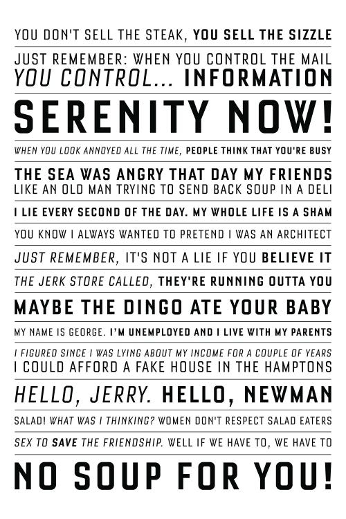 Quotes From The Classic Seinfeld