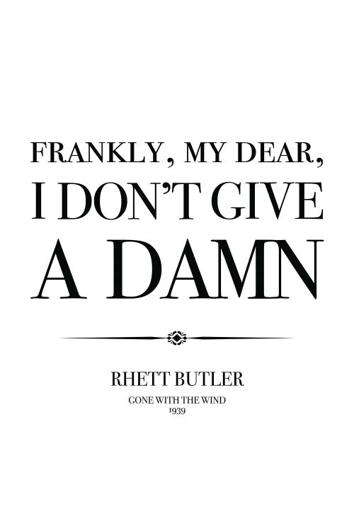 Rhett Butler Quote