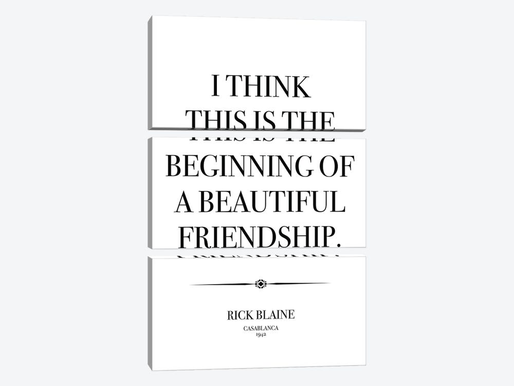 Rick Blaine, Friendship by Simon Lavery 3-piece Art Print