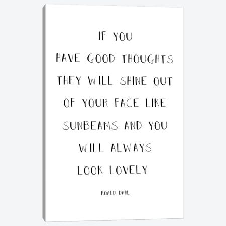 Roald Dahl Quote Canvas Print #SLV79} by Simon Lavery Canvas Artwork
