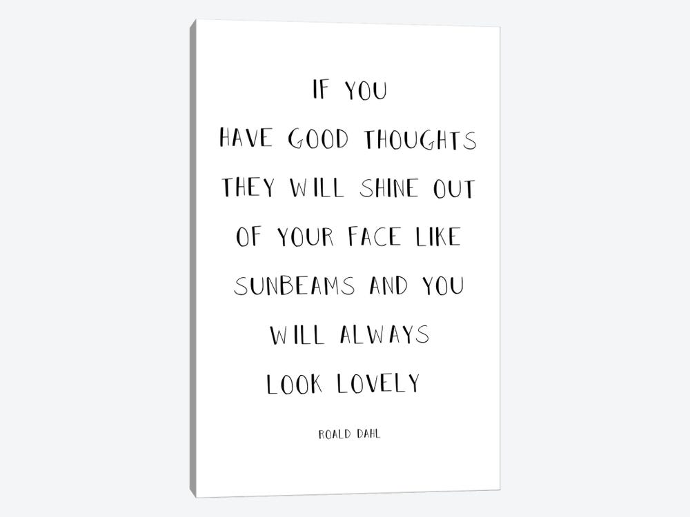Roald Dahl Quote by Simon Lavery 1-piece Canvas Wall Art