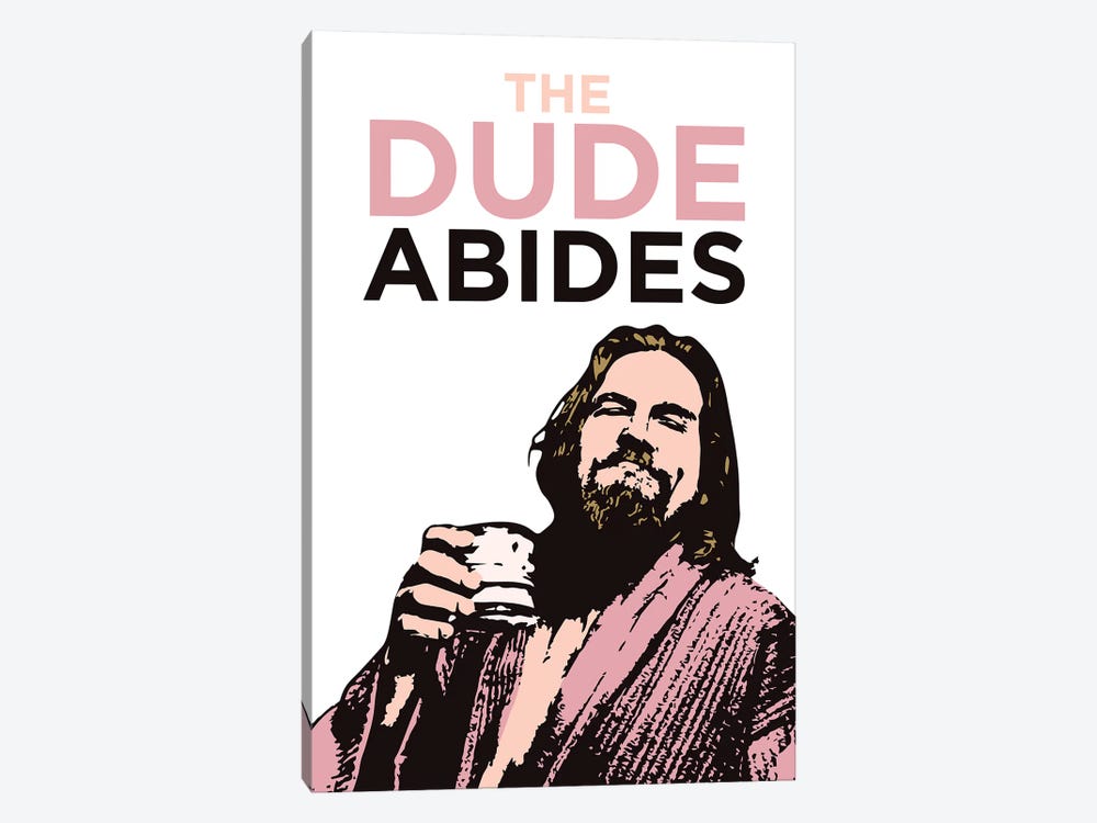 The Dude Abides by Simon Lavery 1-piece Canvas Wall Art