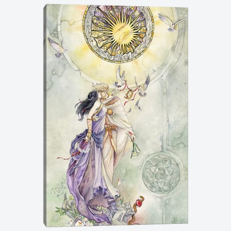 Lovers Canvas Print #SLW102} by Stephanie Law Canvas Artwork