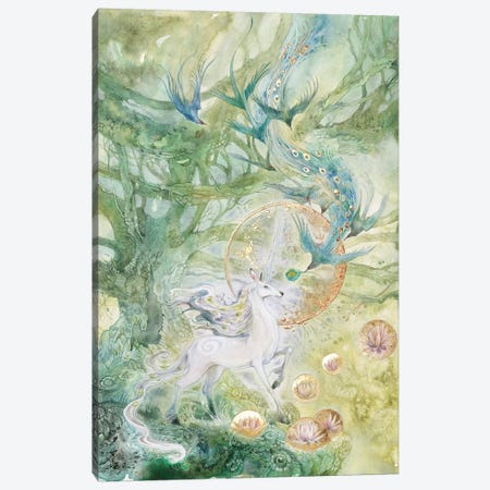 Meeting Of Tangled Paths Canvas Print #SLW105} by Stephanie Law Canvas Art Print