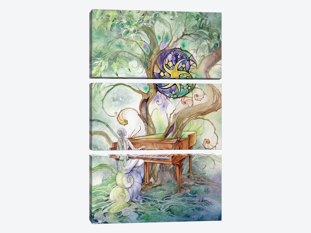 Music In The Woods by Stephanie Law 3-piece Canvas Art