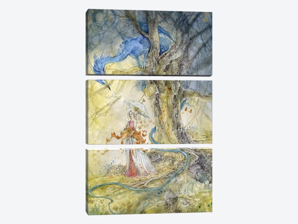 Observation by Stephanie Law 3-piece Canvas Art Print