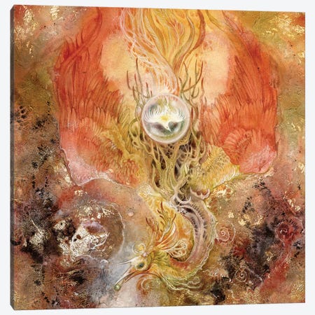 Phoenix I Canvas Print #SLW119} by Stephanie Law Canvas Print