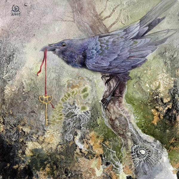 Goth Art: Raven IV by Stephanie Law