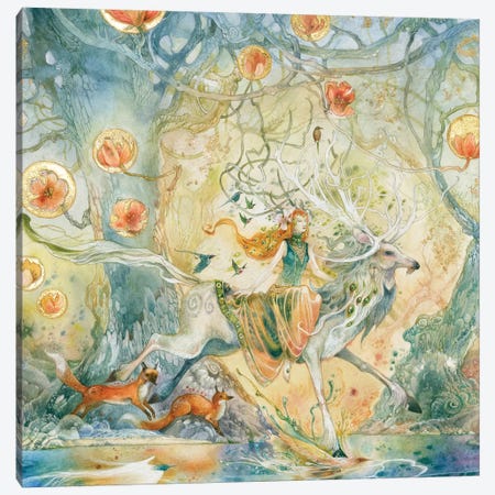 Spaces Between Canvas Print #SLW141} by Stephanie Law Canvas Wall Art