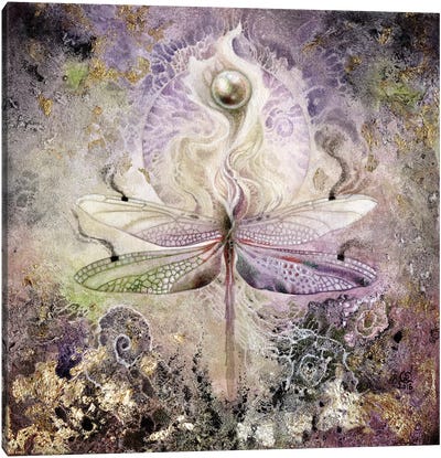 Transformation Canvas Art Print - Dragonfly Art