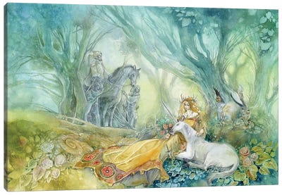 Unicorn Canvas Art Print - Stephanie Law