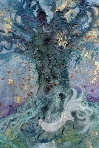 Foxes: White Ninetail by Stephanie Law