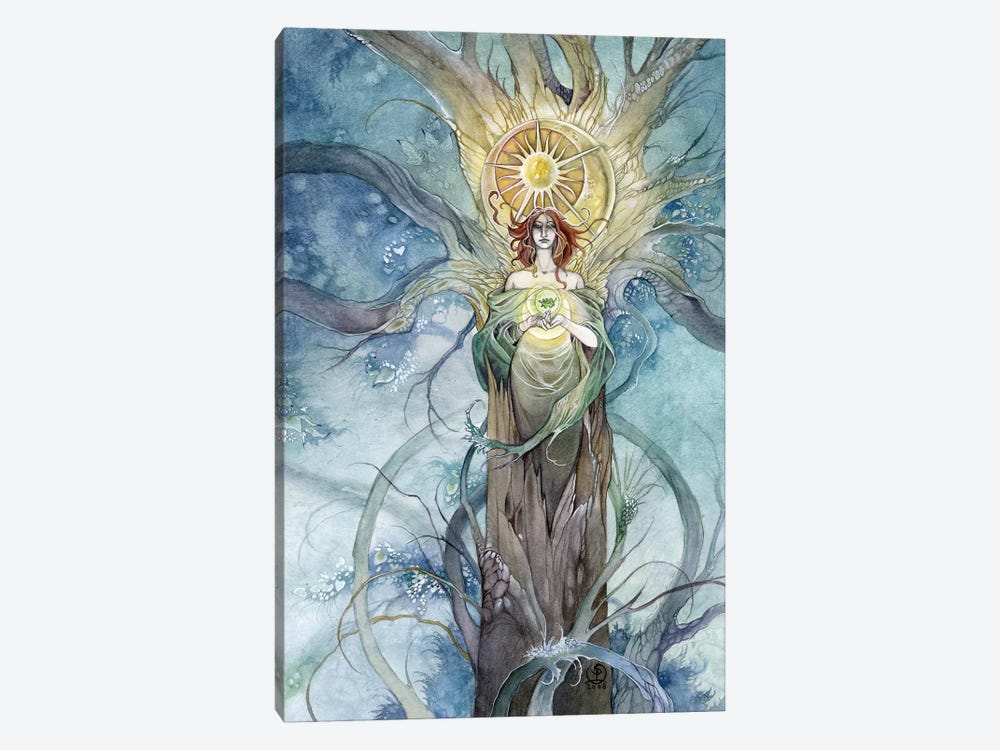 Wood Queen by Stephanie Law 1-piece Canvas Artwork