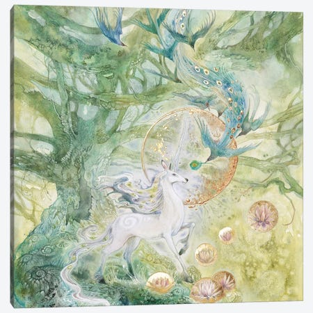 A Meeting Of Tangled Paths II Canvas Print #SLW187} by Stephanie Law Canvas Print
