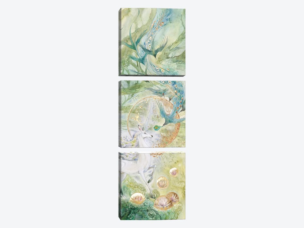 A Meeting Of Tangled Paths III by Stephanie Law 3-piece Canvas Artwork