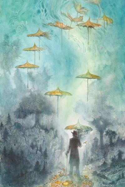 Dreamy Watercolor Artists: As The World Turns I by Stephanie Law