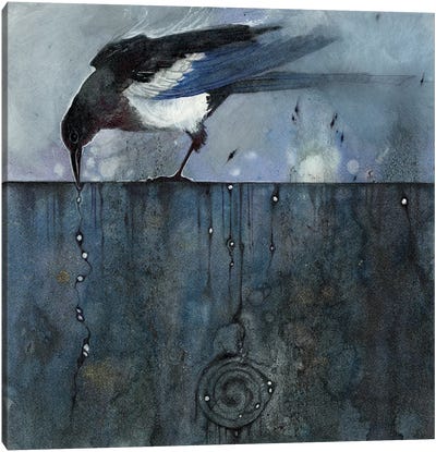 For Sorrow Canvas Art Print - Intricate Watercolors