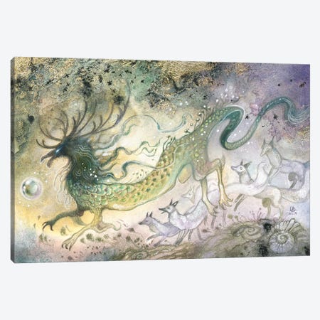 Chasing The Light Canvas Print #SLW203} by Stephanie Law Art Print