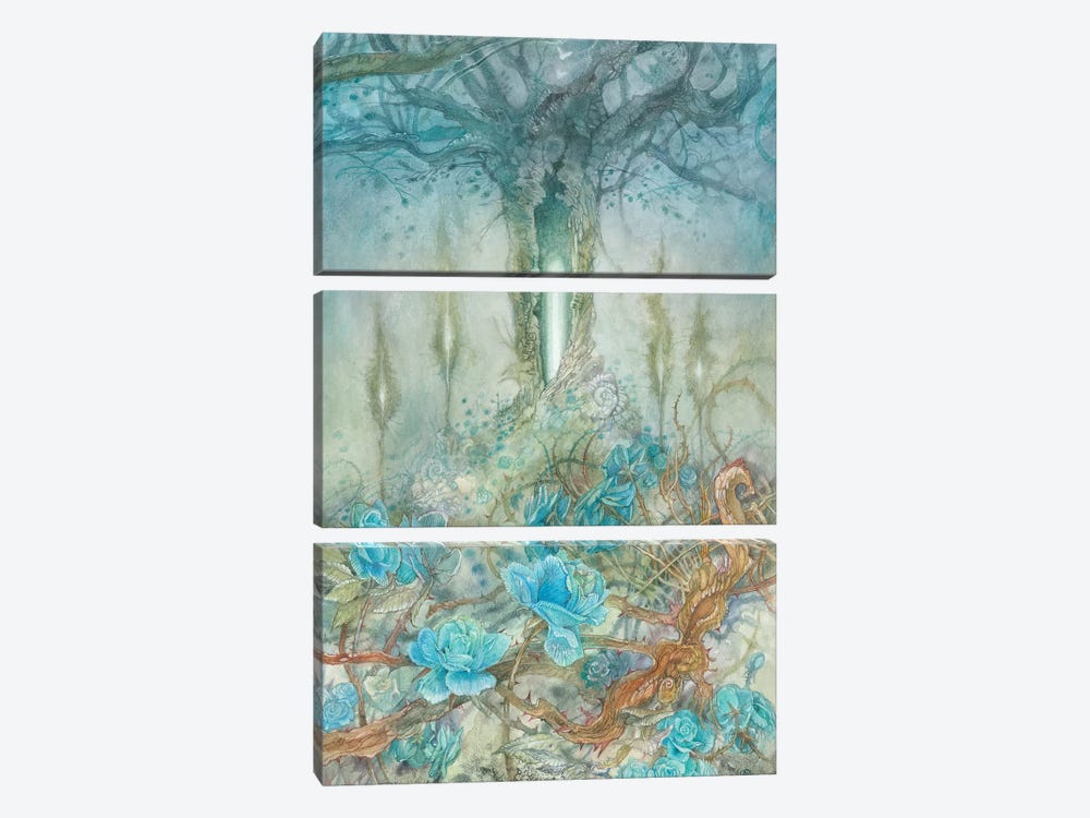 Forgotten Places II by Stephanie Law 3-piece Canvas Art Print