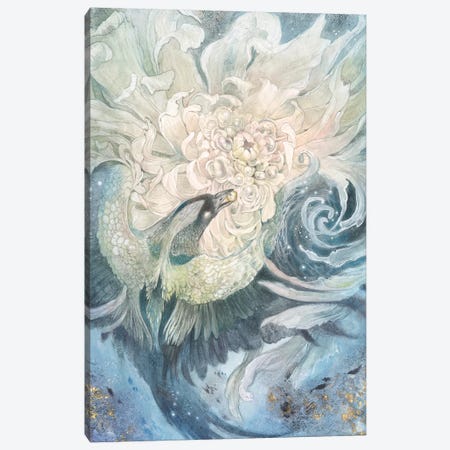 In The Gardens Of The Moon II Canvas Print #SLW211} by Stephanie Law Canvas Wall Art