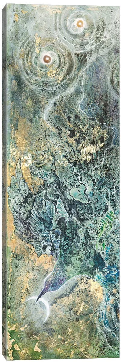 Moon Slivers II Canvas Art Print - Stephanie Law