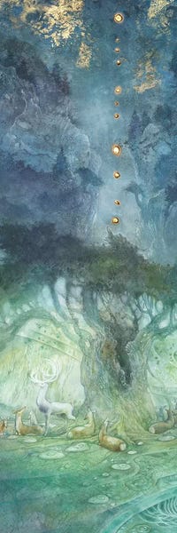 Dreamy Watercolor Artists: Origin Of The Spark I by Stephanie Law