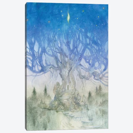 Pulled By The Current II Canvas Print #SLW230} by Stephanie Law Canvas Artwork