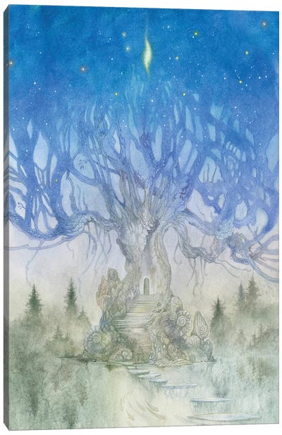 Pulled By The Current II Canvas Art Print - Stephanie Law