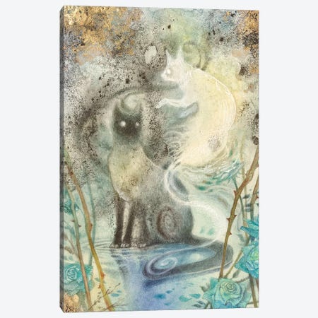 Playing With Shadows Canvas Print #SLW233} by Stephanie Law Canvas Wall Art
