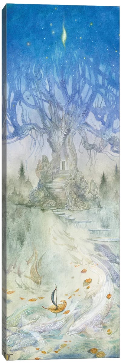 Pulled By The Current I Canvas Art Print - Stephanie Law