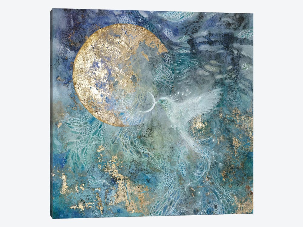 Slivers Of The Moon II by Stephanie Law 1-piece Canvas Wall Art