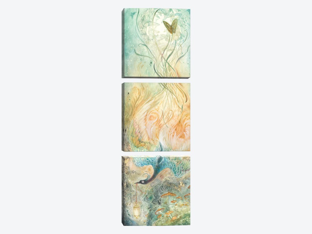 Stealing Embers I by Stephanie Law 3-piece Canvas Wall Art