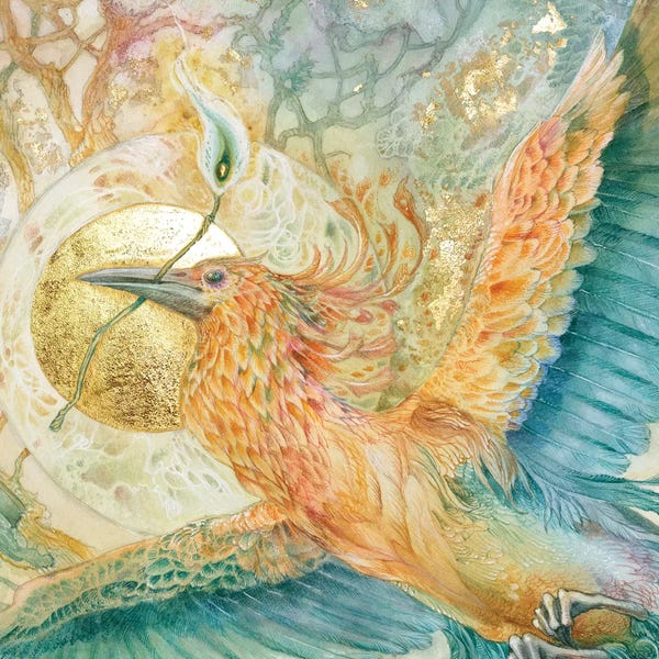 Kids Ocean Life Art: The Blue Above I by Stephanie Law