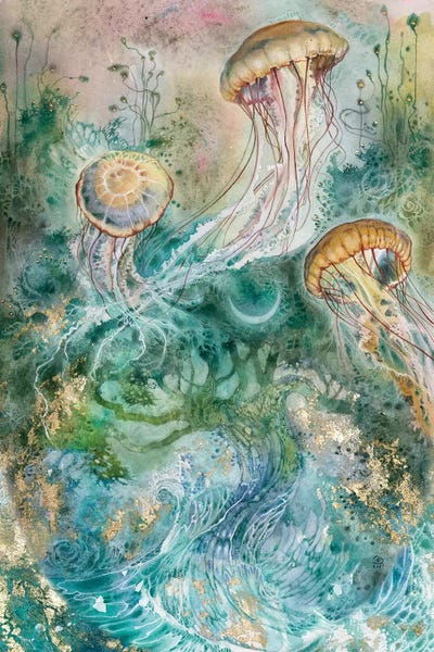 Kids Ocean Life Art: Surge I by Stephanie Law
