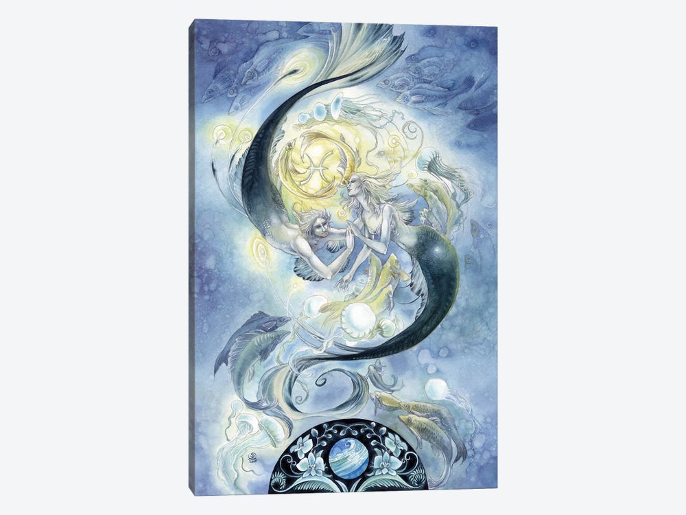 Pisces by Stephanie Law 1-piece Canvas Art