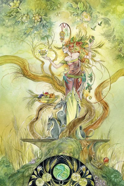 Intricate Watercolors: Virgo by Stephanie Law