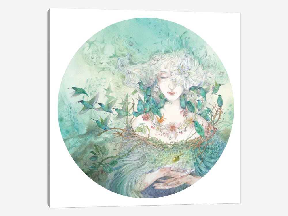 Keeper Of The Garden by Stephanie Law 1-piece Canvas Wall Art