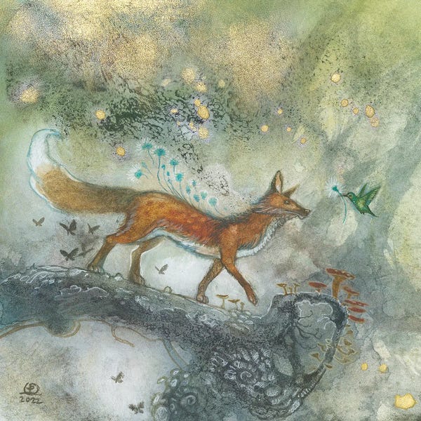 Foxes: Stroll by Stephanie Law