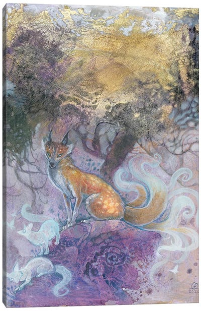 Fox Spirits Canvas Art Print - Stephanie Law
