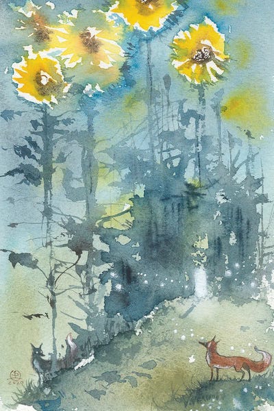 Fine Art Print: Shy Friends by Stephanie Law