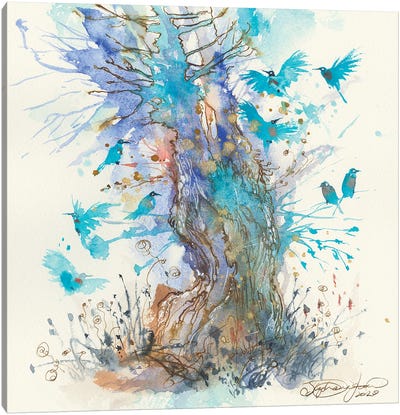 Birds III Canvas Art Print - Stephanie Law