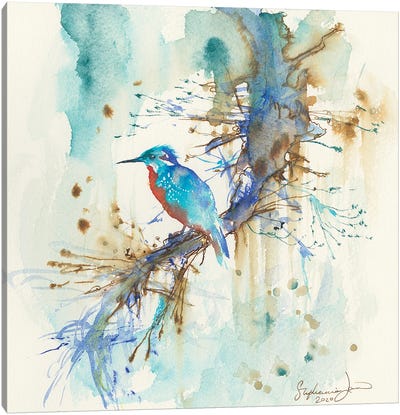 Kingfisher I Canvas Art Print - Stephanie Law