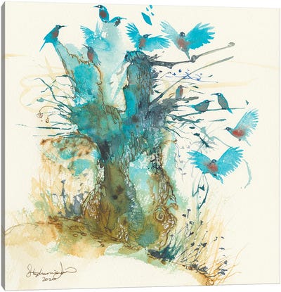 Birds IV Canvas Art Print - Stephanie Law