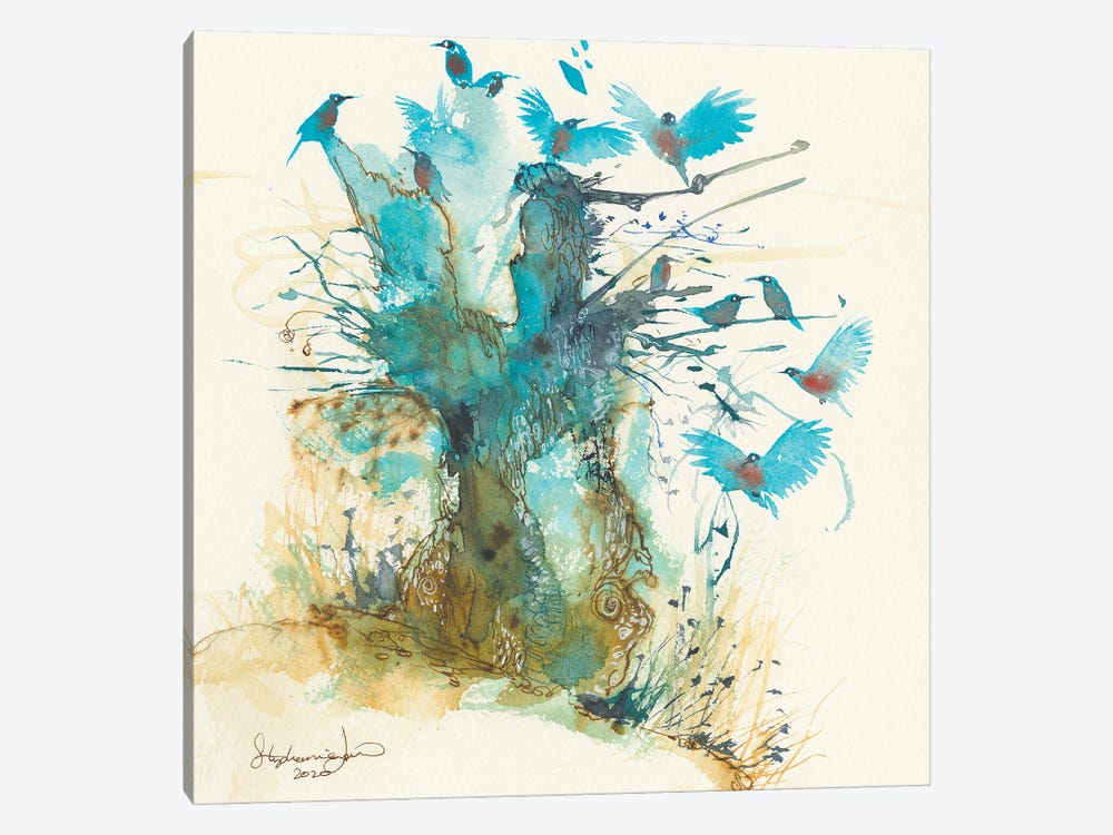Birds IV by Stephanie Law 1-piece Art Print