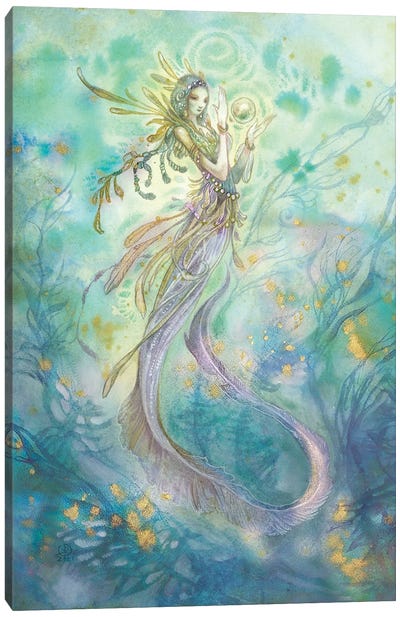 Treasure Canvas Art Print - Mermaid Art